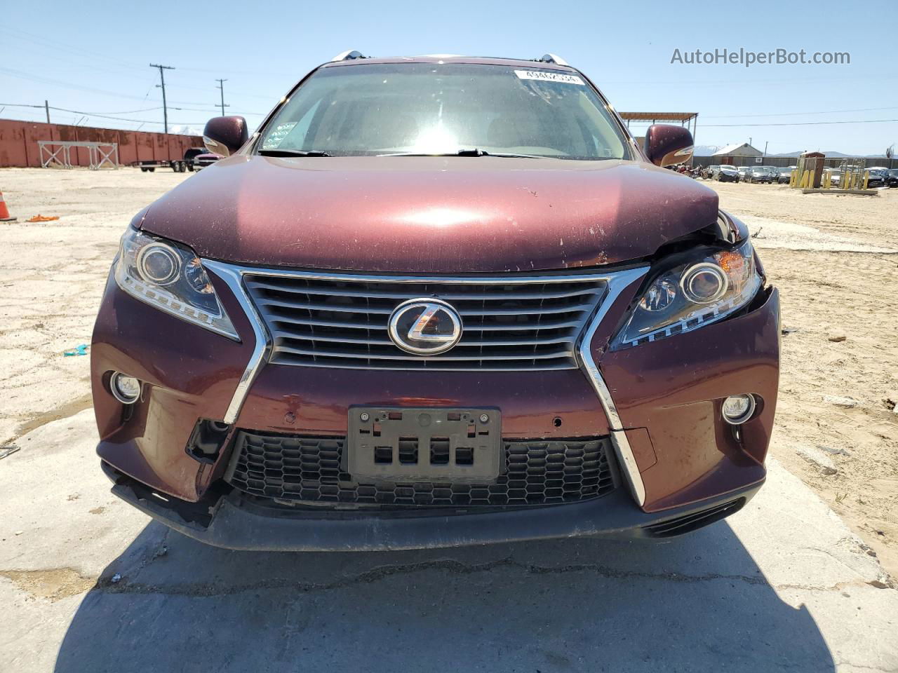 2015 Lexus Rx 350 Burgundy vin: JTJZK1BA9F2424820