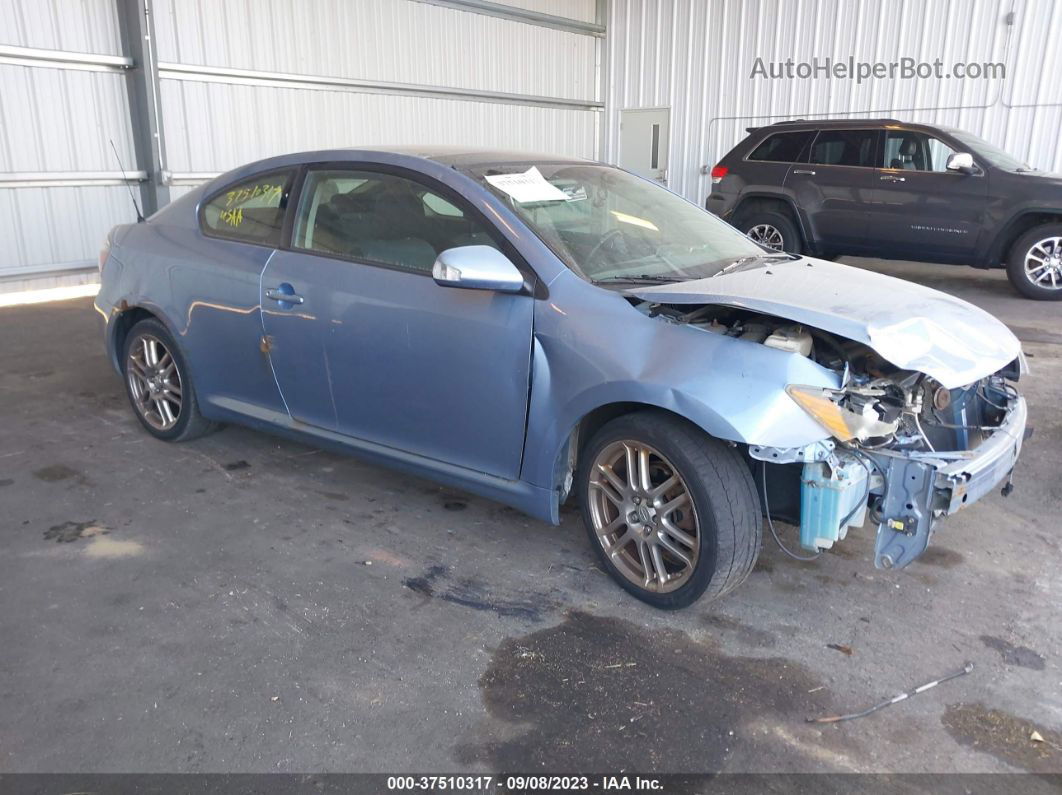 2008 Scion Tc   Blue vin: JTKDE167080227027