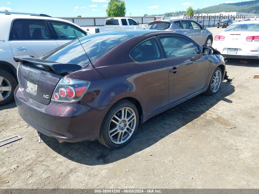 2008 Scion Tc   Maroon vin: JTKDE167080248606