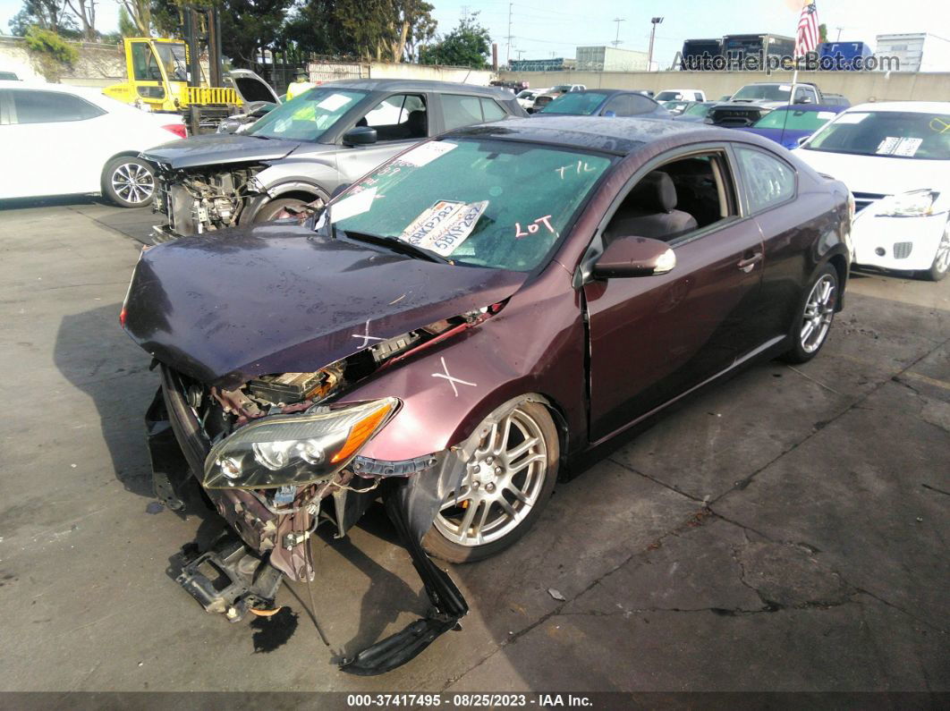 2008 Scion Tc   Burgundy vin: JTKDE167280242015