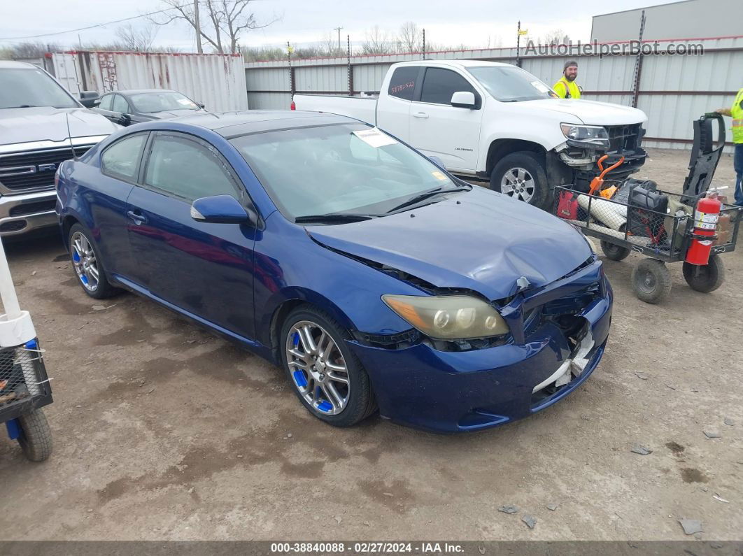 2008 Scion Tc   Blue vin: JTKDE167280252429