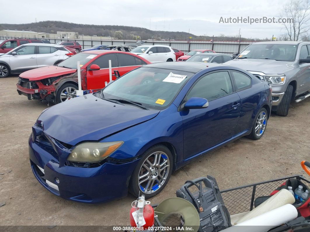 2008 Scion Tc   Blue vin: JTKDE167280252429