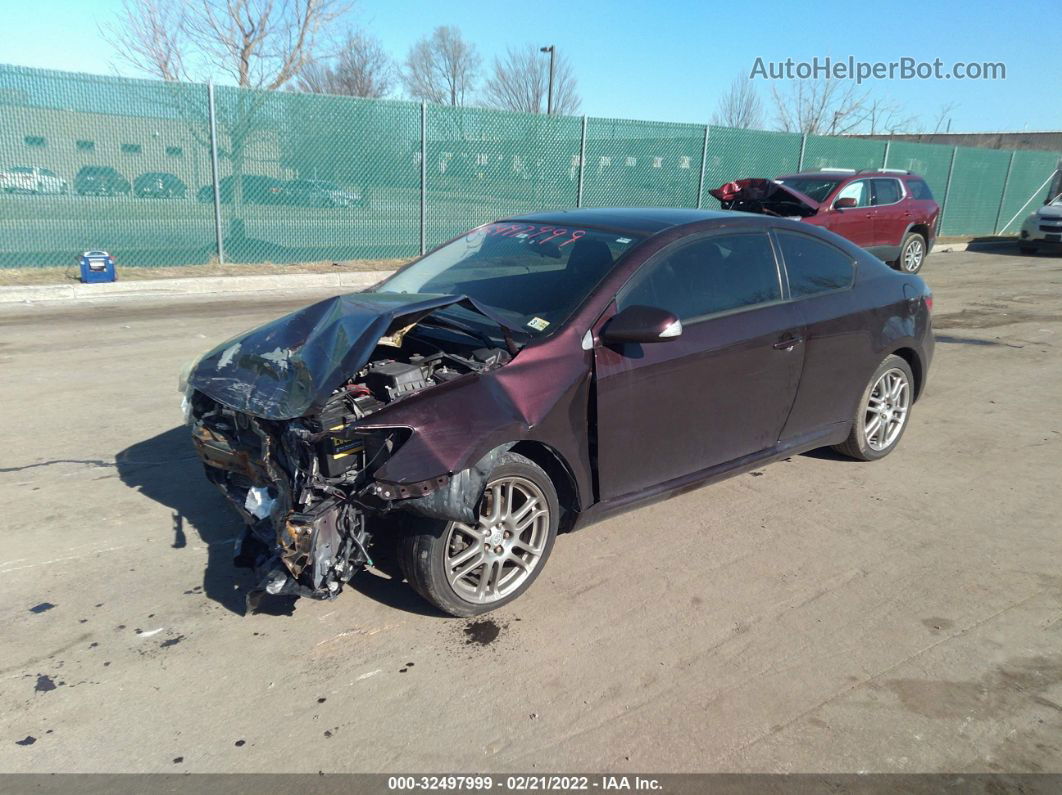 2008 Scion Tc Burgundy vin: JTKDE167280262815