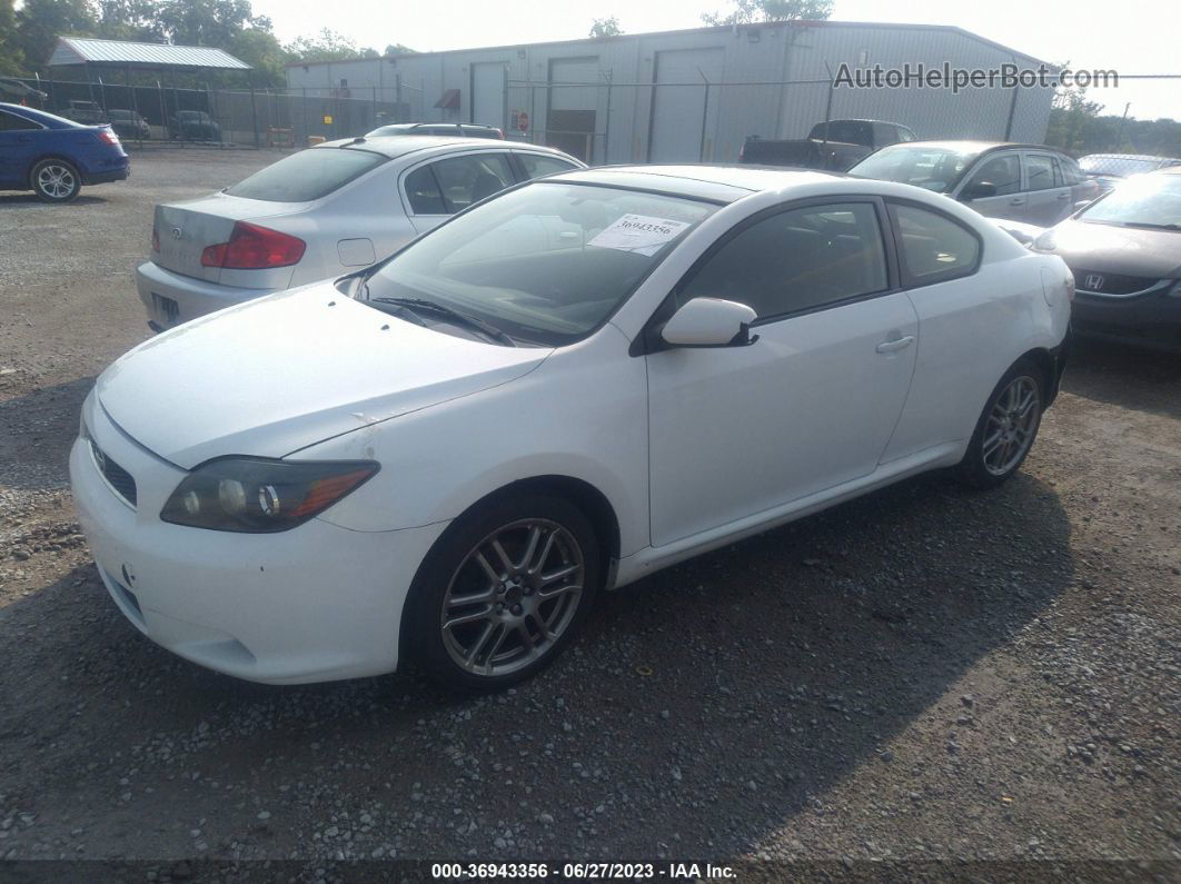 2008 Scion Tc   White vin: JTKDE167380236837