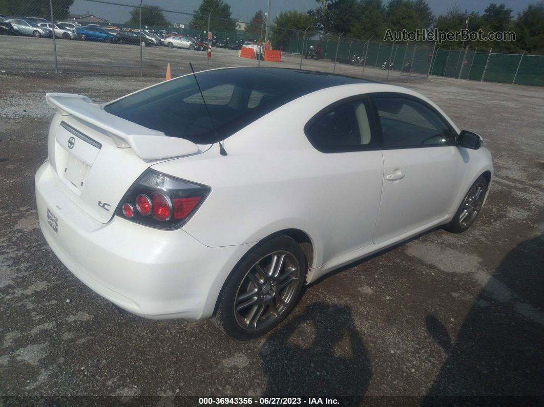 2008 Scion Tc   White vin: JTKDE167380236837