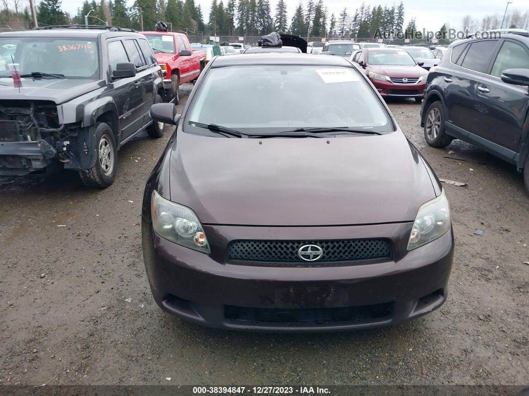 2008 Scion Tc   Maroon vin: JTKDE167380249197