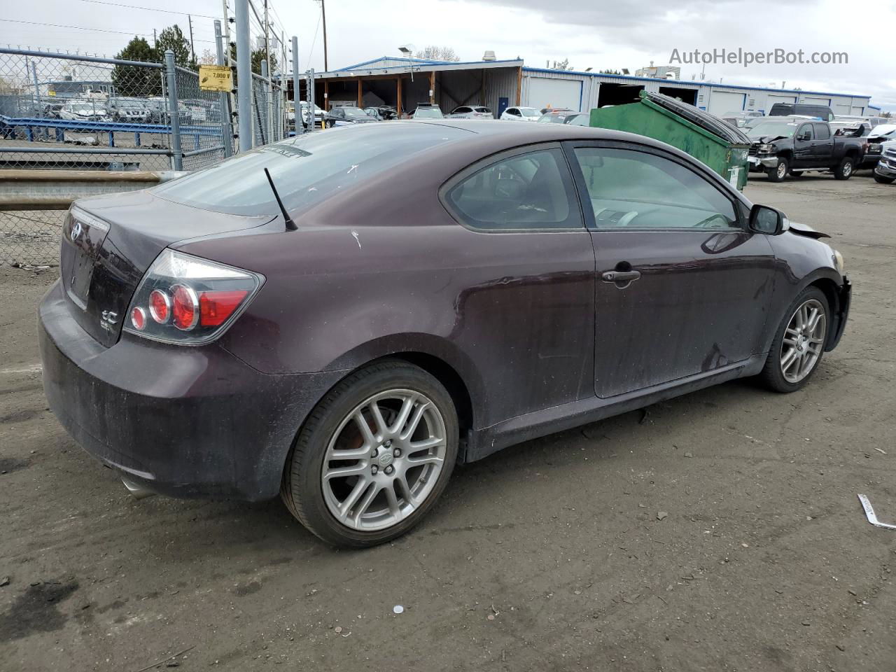 2008 Toyota Scion Tc  Purple vin: JTKDE167480226804