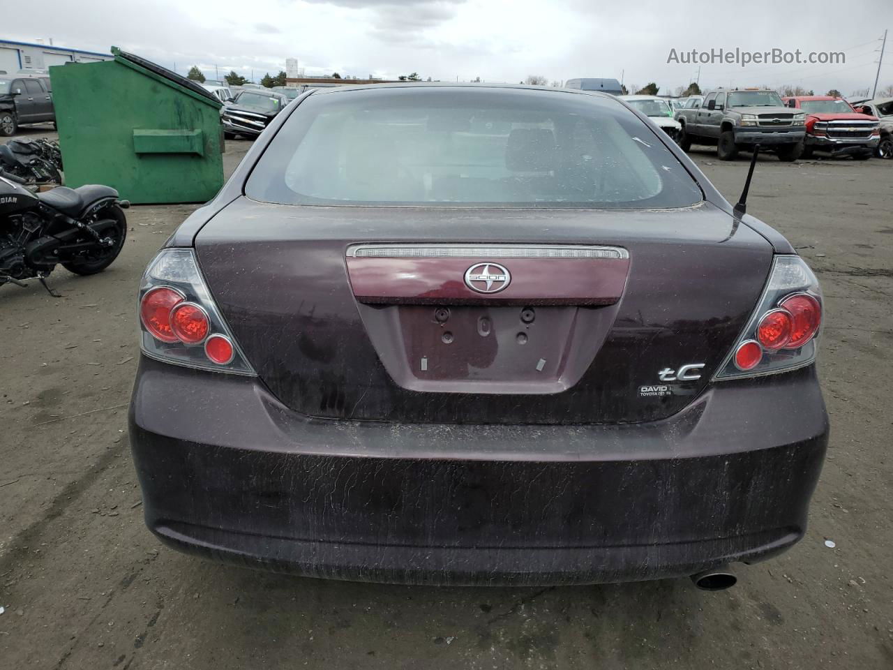 2008 Toyota Scion Tc  Purple vin: JTKDE167480226804