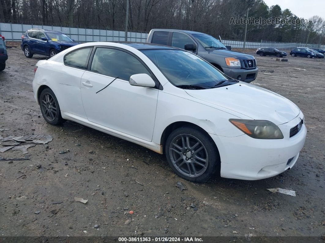 2008 Scion Tc   White vin: JTKDE167580238170