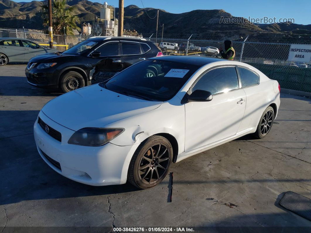 2008 Scion Tc   White vin: JTKDE167580239514