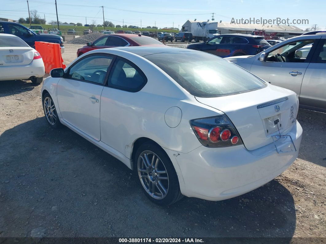 2008 Scion Tc   White vin: JTKDE167680258427