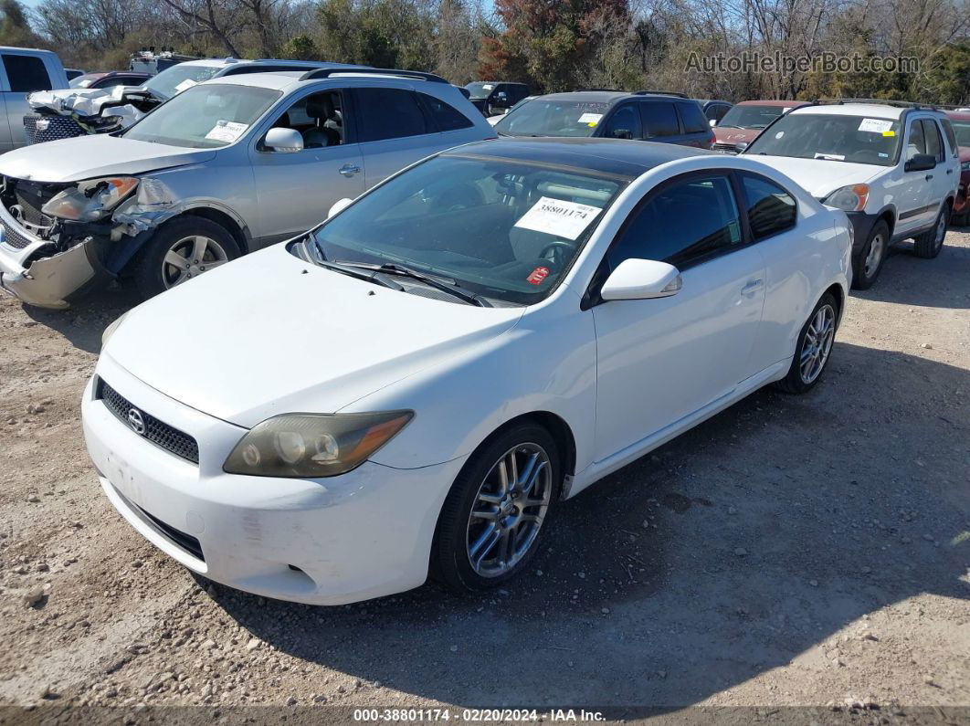 2008 Scion Tc   White vin: JTKDE167680258427