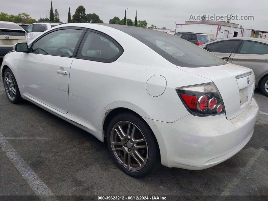 2008 Scion Tc   White vin: JTKDE167780244844