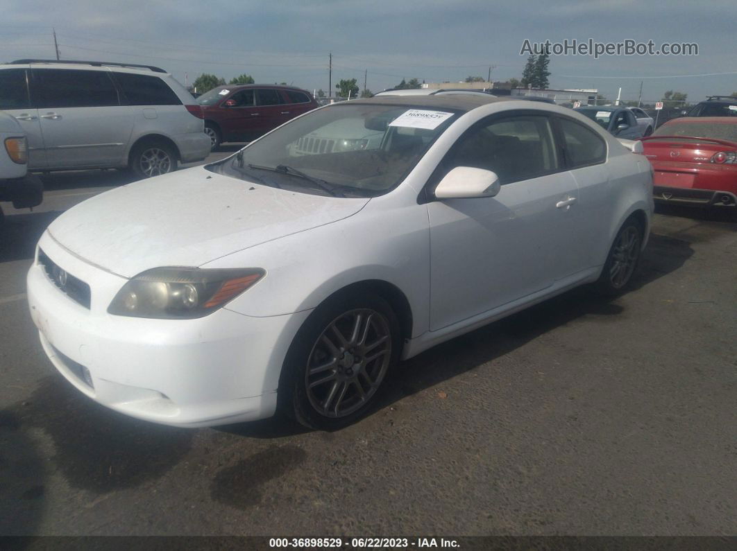 2008 Scion Tc   White vin: JTKDE167780245640