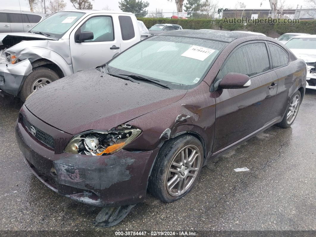 2008 Scion Tc   Burgundy vin: JTKDE167780252443