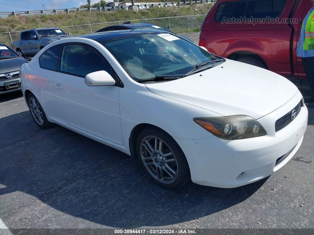 2008 Scion Tc   White vin: JTKDE167780257500