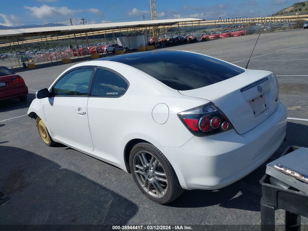 2008 Scion Tc   White vin: JTKDE167780257500