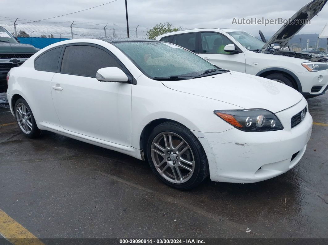 2008 Scion Tc   White vin: JTKDE167780265595