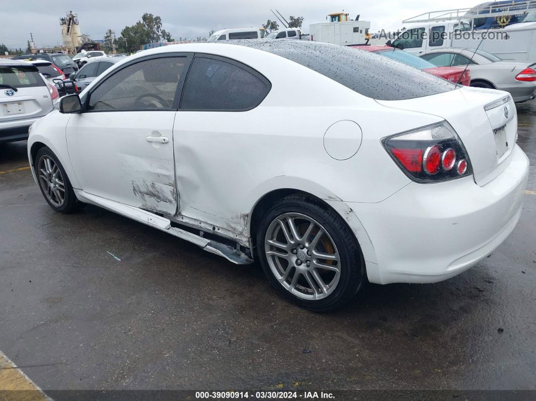 2008 Scion Tc   White vin: JTKDE167780265595