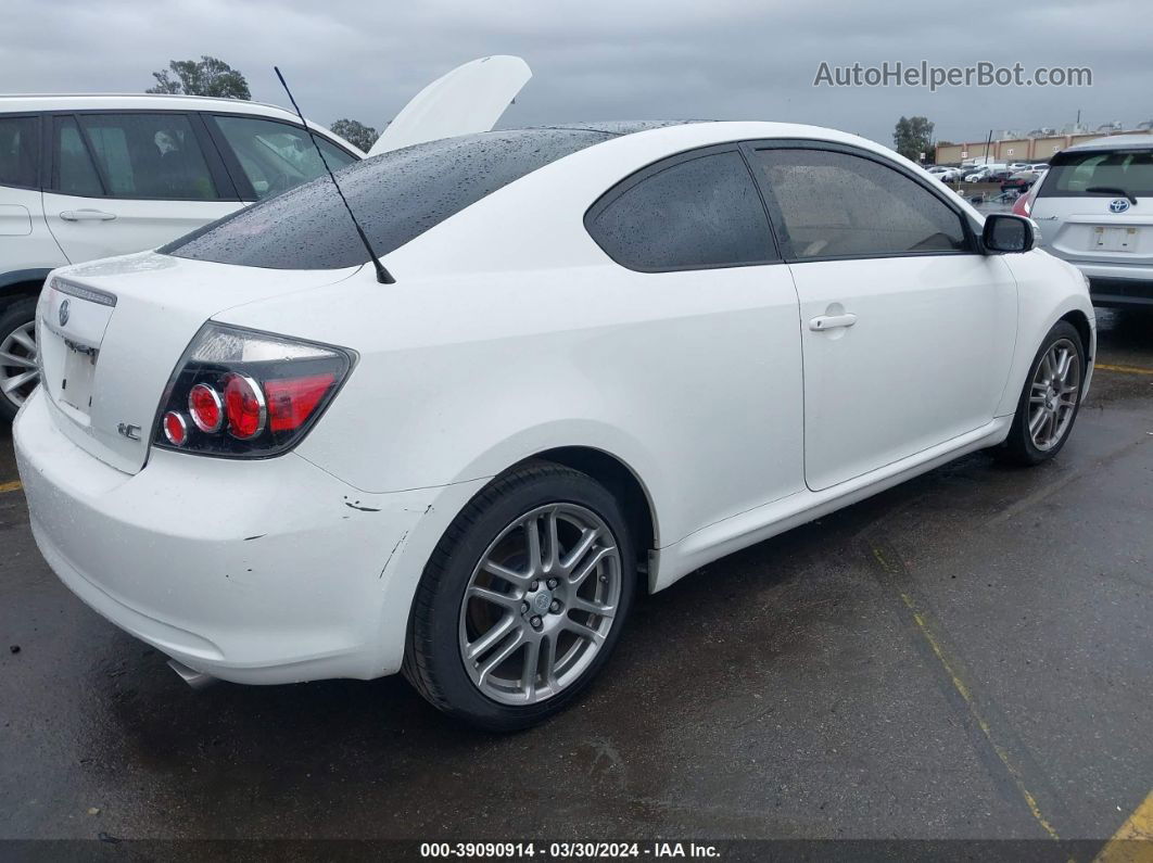 2008 Scion Tc   White vin: JTKDE167780265595