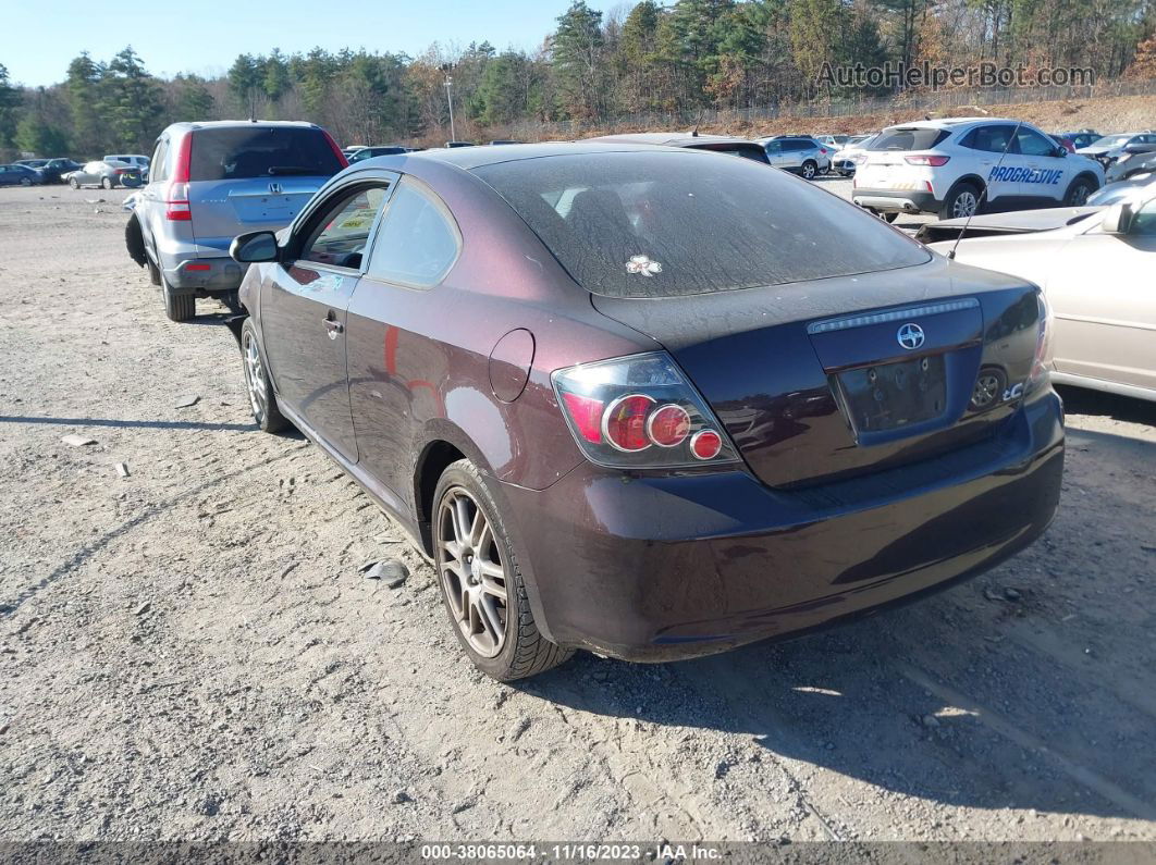 2008 Scion Tc Maroon vin: JTKDE167X80258253