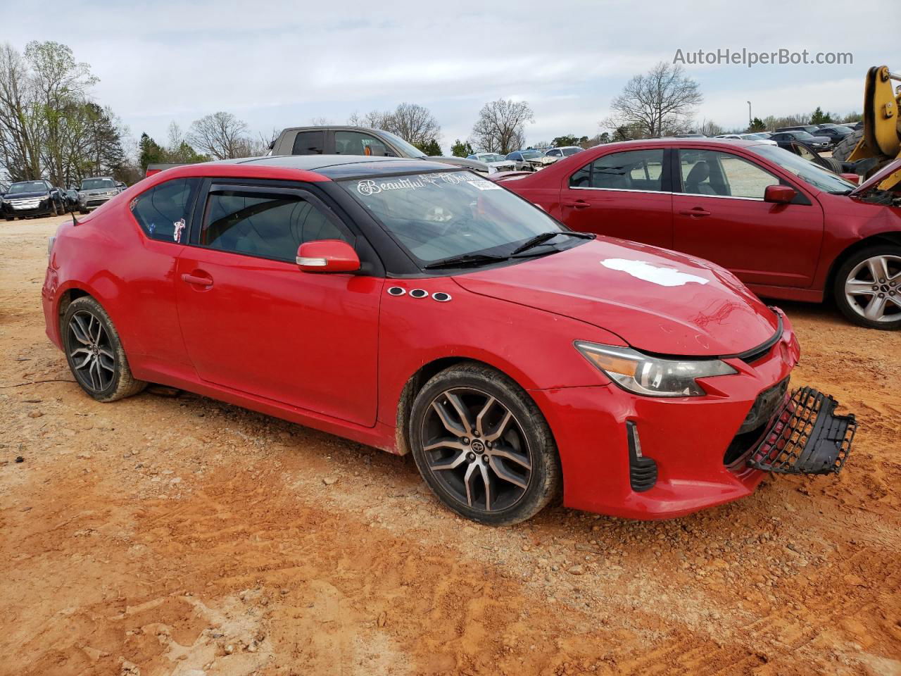 2015 Toyota Scion Tc  Красный vin: JTKJF5C70F3089500