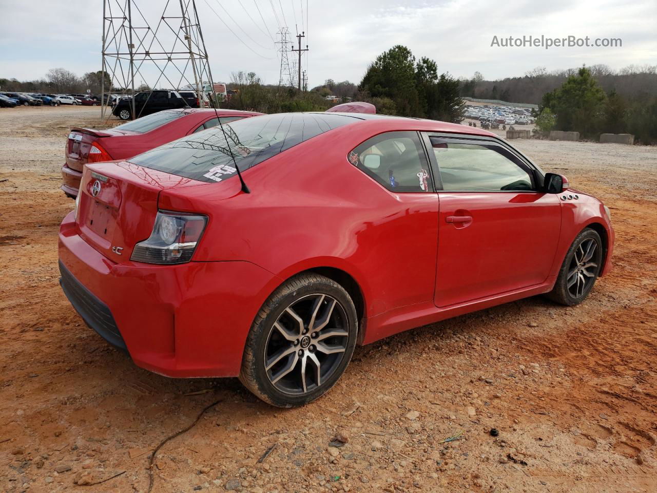 2015 Toyota Scion Tc  Красный vin: JTKJF5C70F3089500