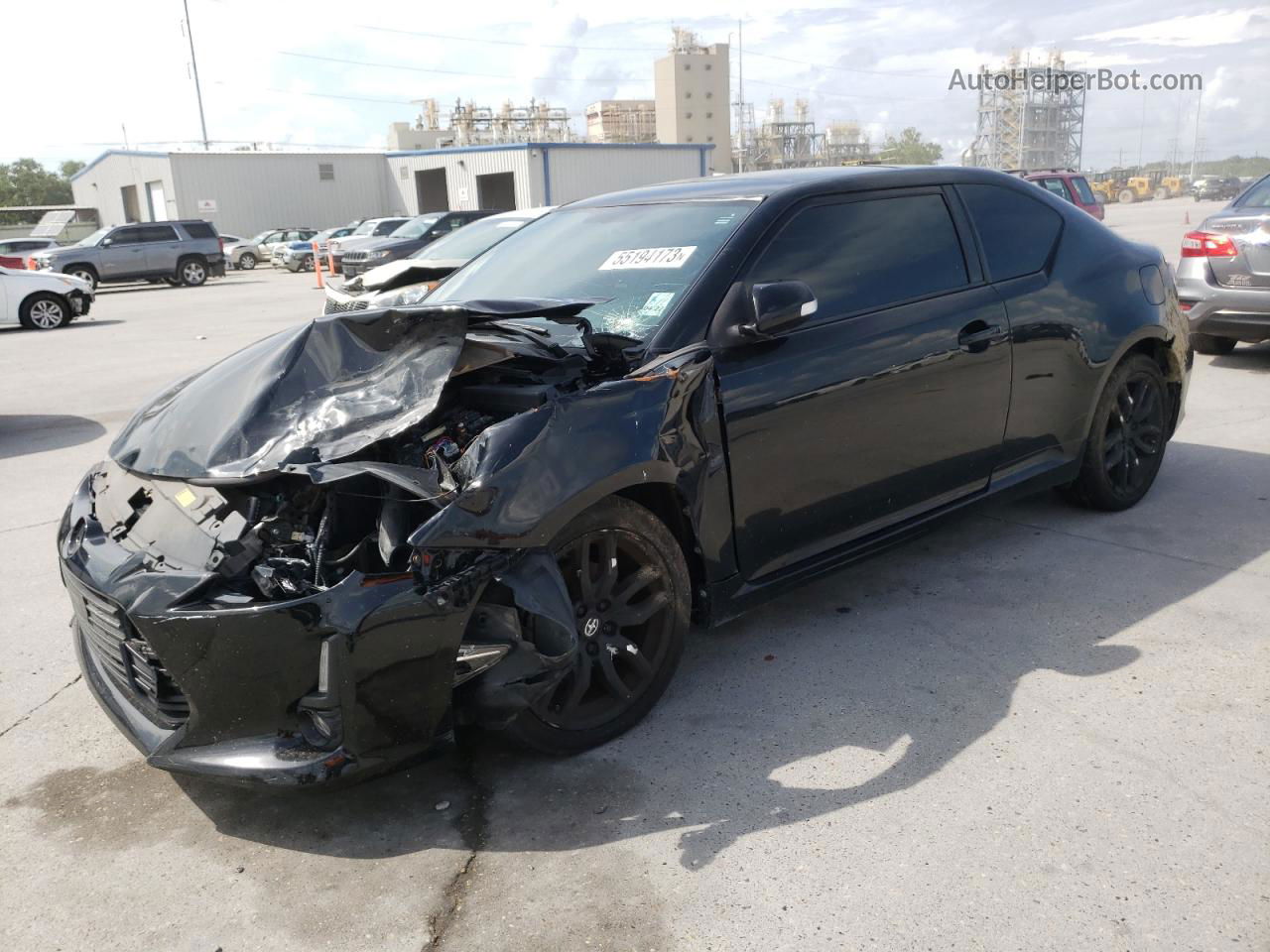 2015 Toyota Scion Tc  Черный vin: JTKJF5C70FJ001556