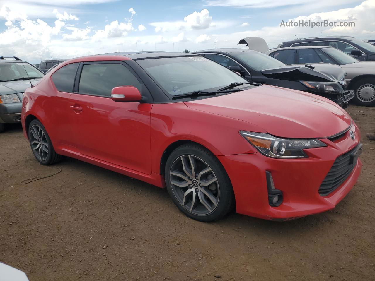 2015 Toyota Scion Tc  Red vin: JTKJF5C71FJ000822