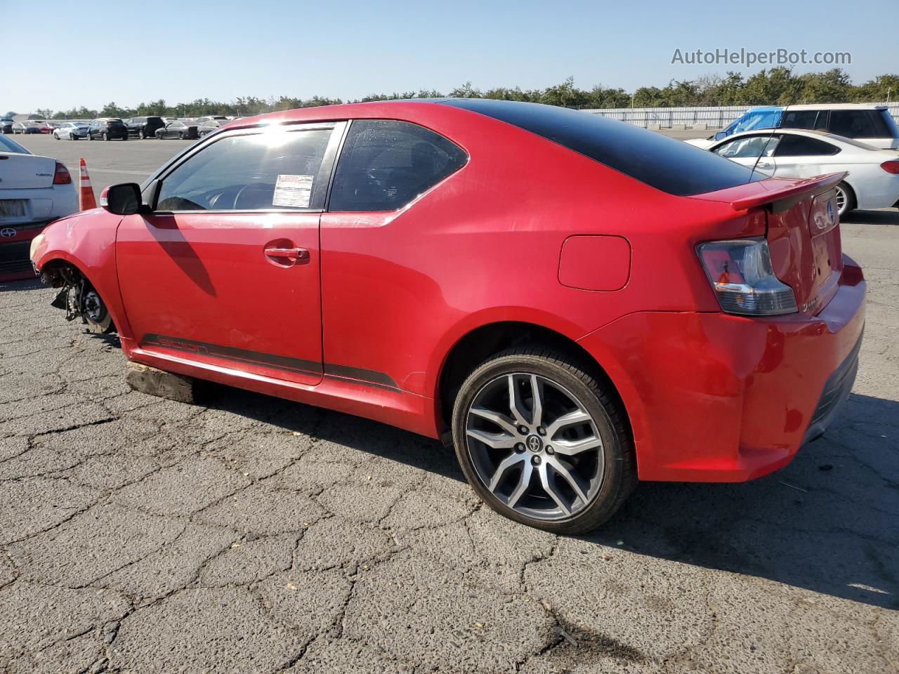 2015 Toyota Scion Tc  Red vin: JTKJF5C71FJ002795