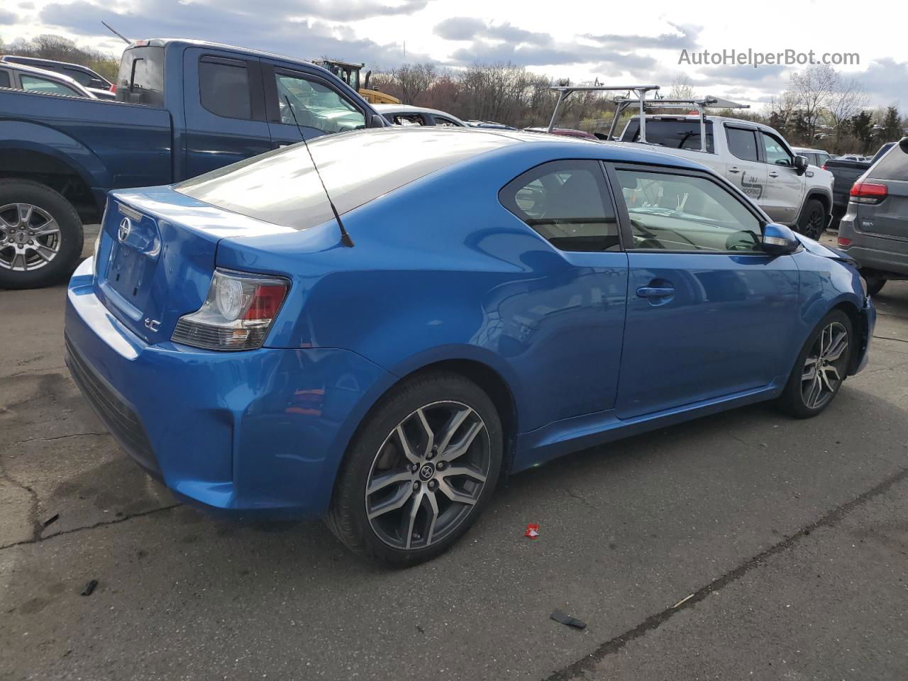 2015 Toyota Scion Tc  Blue vin: JTKJF5C71FJ012324