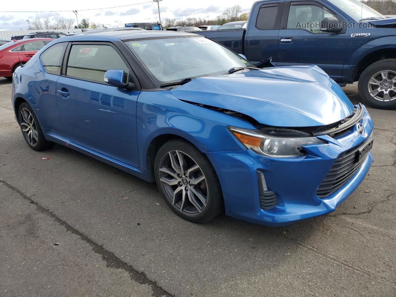 2015 Toyota Scion Tc  Blue vin: JTKJF5C71FJ012324