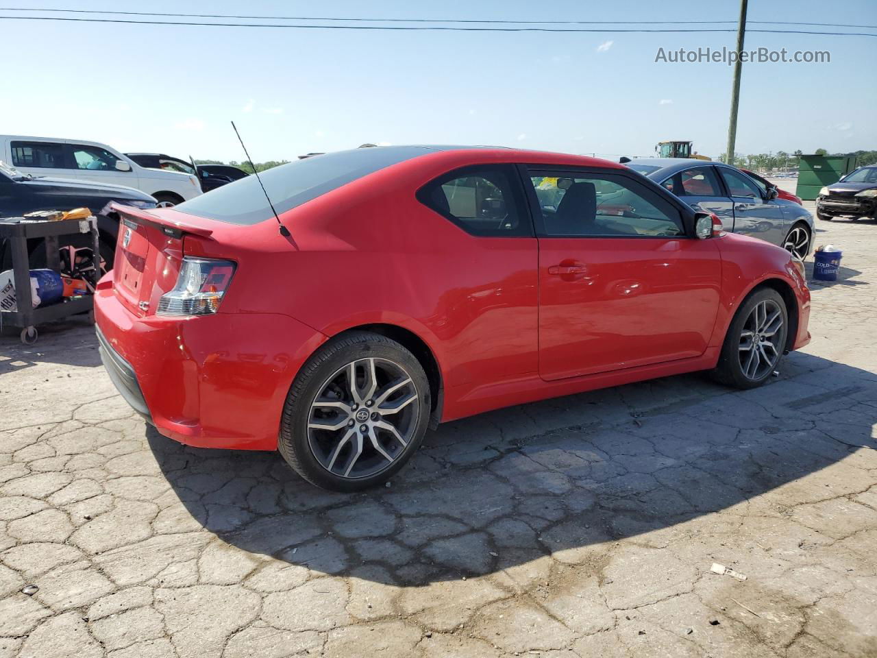 2015 Toyota Scion Tc Red vin: JTKJF5C71FJ013215