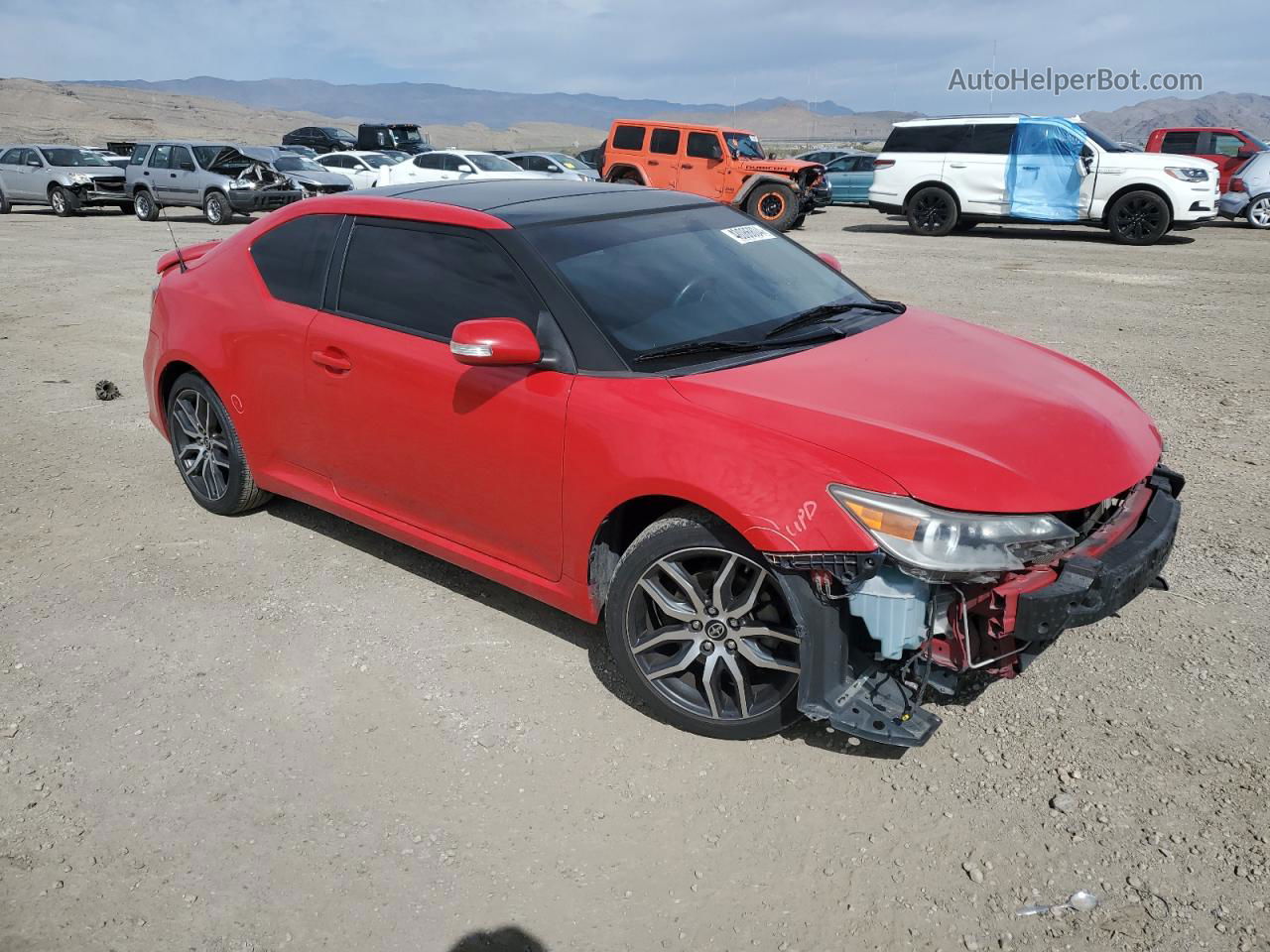 2015 Toyota Scion Tc  Red vin: JTKJF5C72FJ004359