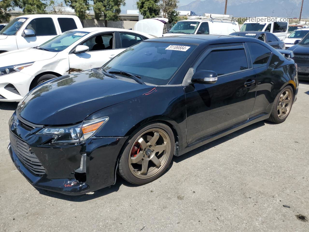 2015 Toyota Scion Tc  Black vin: JTKJF5C73F3092858