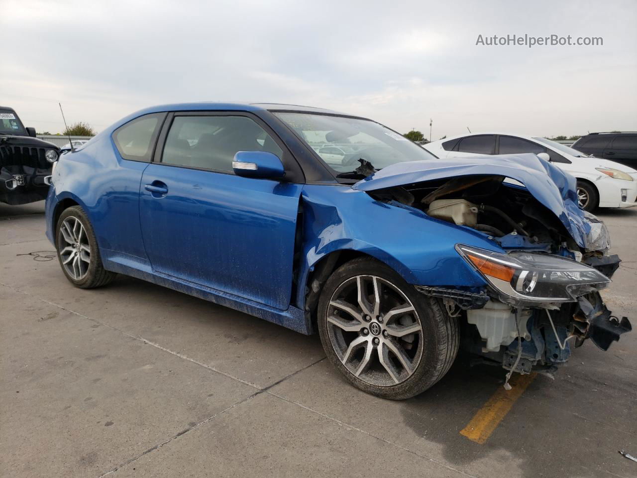 2015 Toyota Scion Tc  Blue vin: JTKJF5C75F3095650