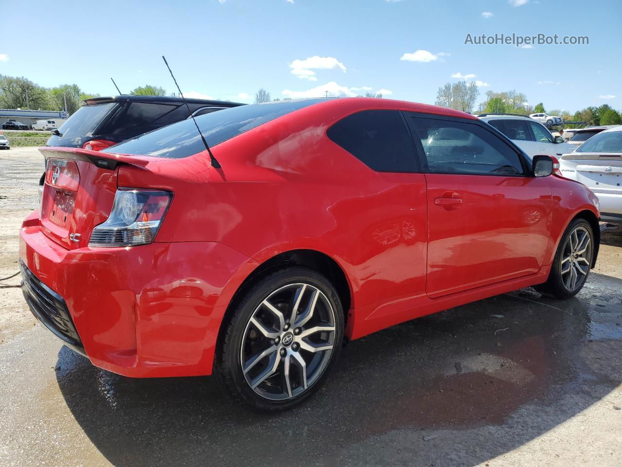 2015 Toyota Scion Tc  Красный vin: JTKJF5C75FJ013010