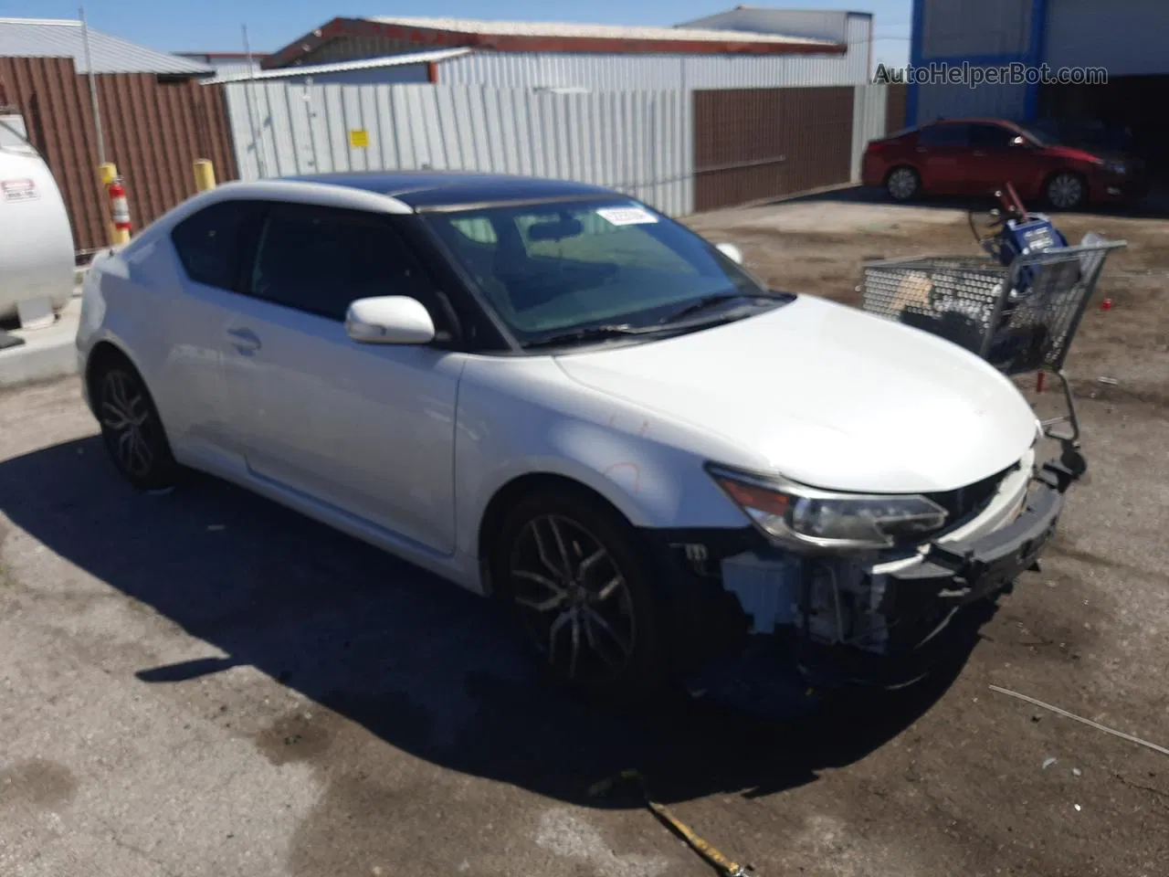 2015 Toyota Scion Tc  White vin: JTKJF5C76F3093891