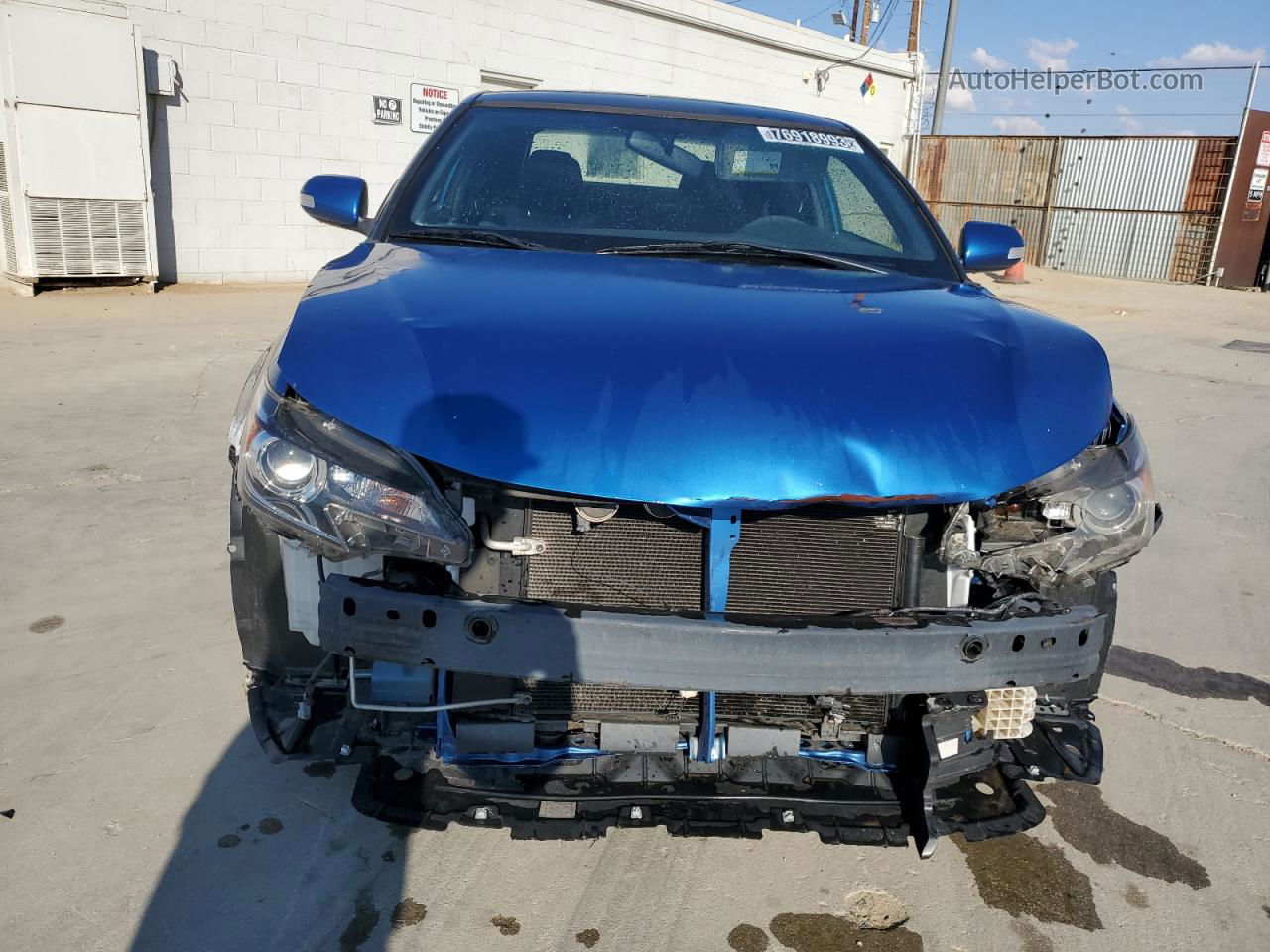 2015 Toyota Scion Tc Blue vin: JTKJF5C76FJ002565