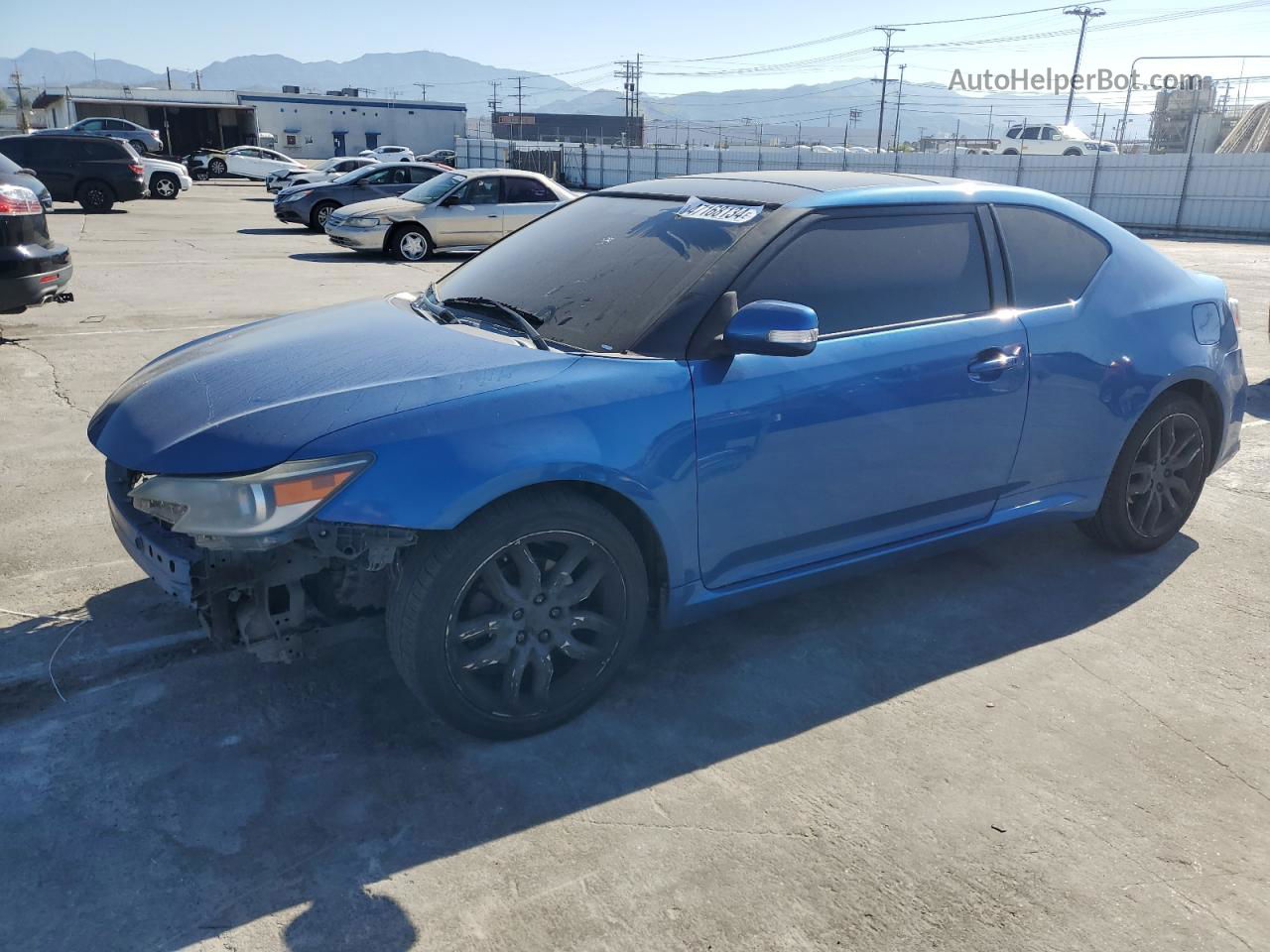 2015 Toyota Scion Tc  Blue vin: JTKJF5C76FJ004610