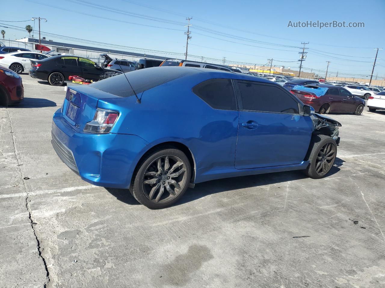 2015 Toyota Scion Tc  Blue vin: JTKJF5C76FJ004610