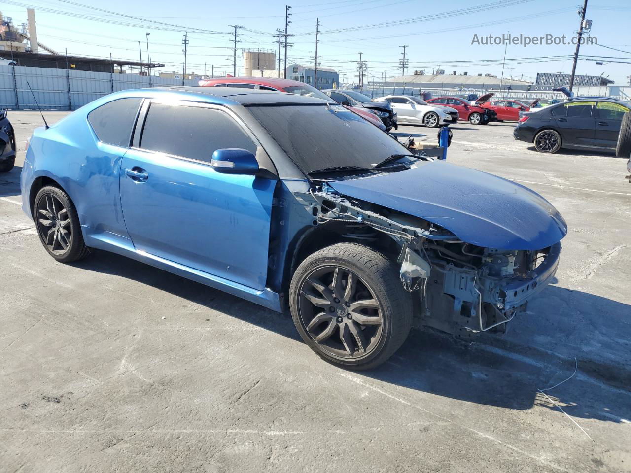 2015 Toyota Scion Tc  Синий vin: JTKJF5C76FJ004610