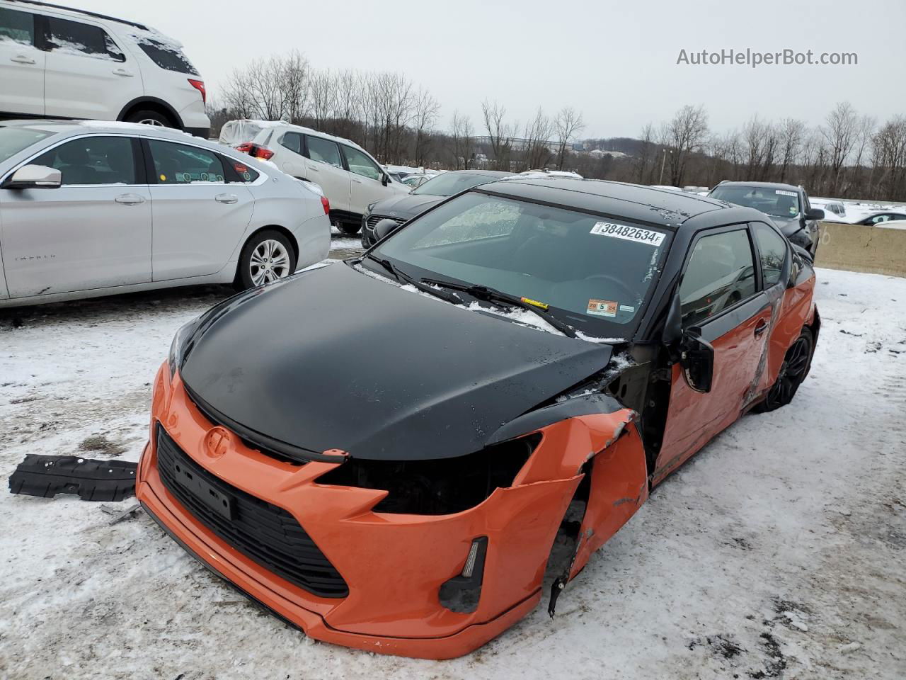 2015 Toyota Scion Tc  Двухцветный vin: JTKJF5C76FJ008012