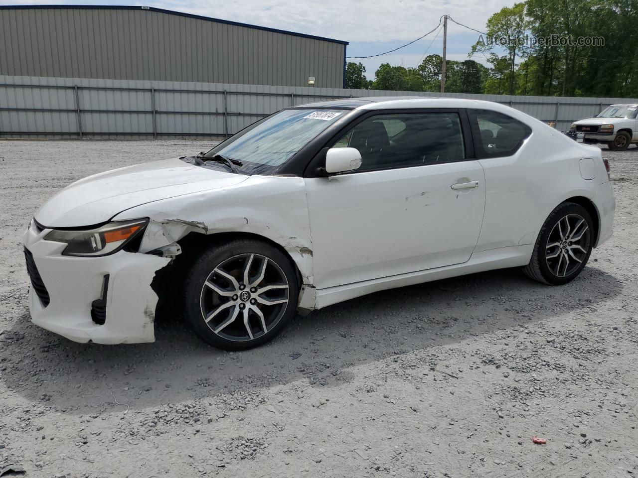 2015 Toyota Scion Tc  White vin: JTKJF5C77F3092474