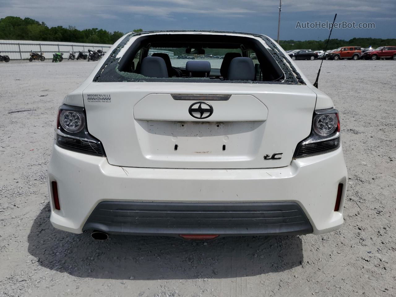 2015 Toyota Scion Tc  White vin: JTKJF5C77F3092474