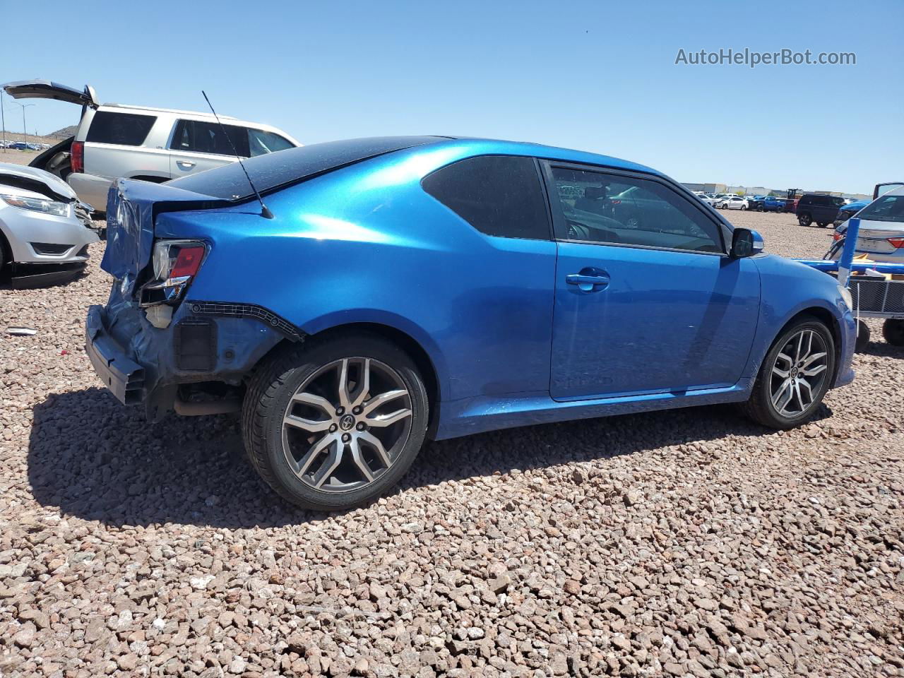 2015 Toyota Scion Tc  Blue vin: JTKJF5C77F3094595