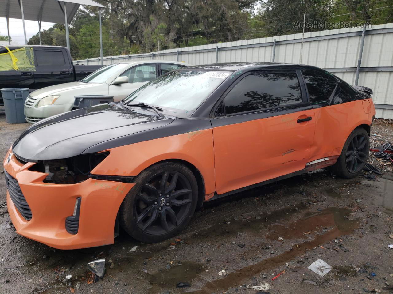 2015 Toyota Scion Tc  Orange vin: JTKJF5C77FJ006706