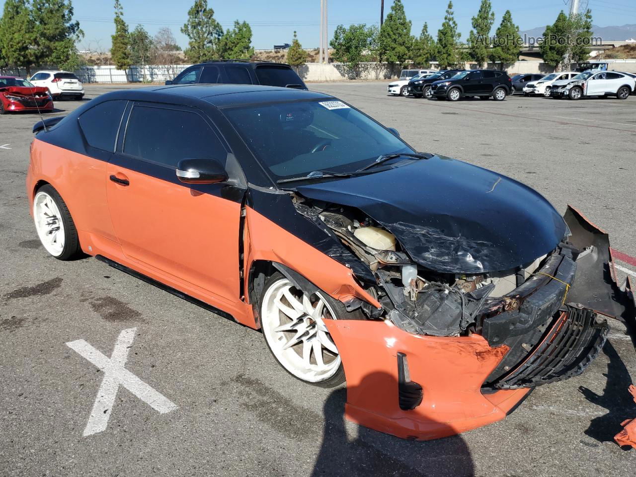 2015 Toyota Scion Tc  Orange vin: JTKJF5C77FJ007581