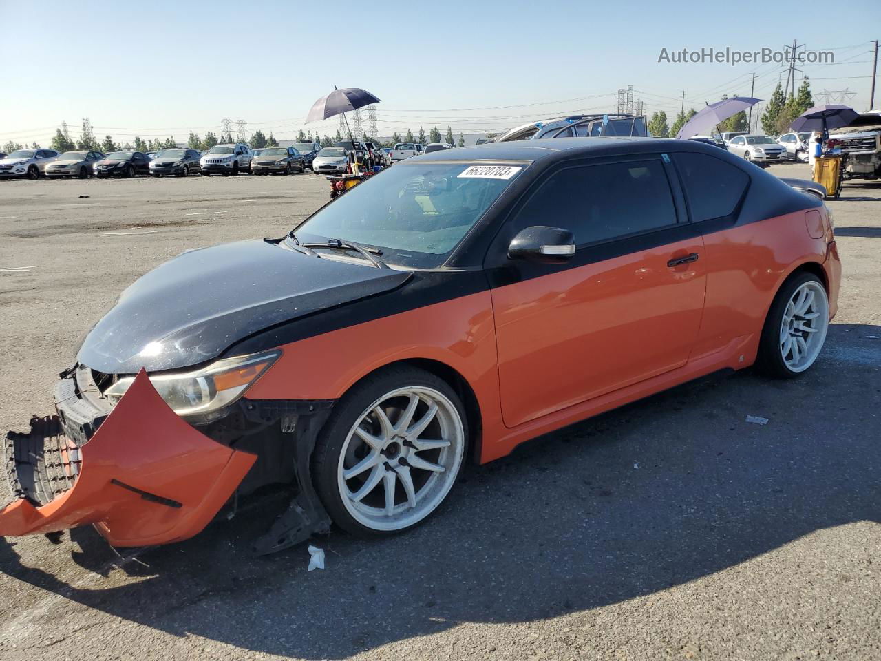 2015 Toyota Scion Tc  Orange vin: JTKJF5C77FJ007581