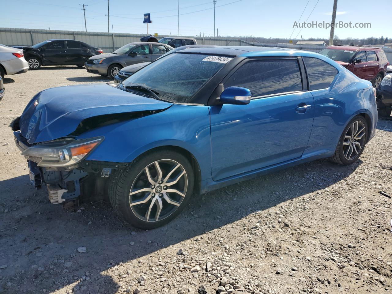 2015 Toyota Scion Tc  Синий vin: JTKJF5C77FJ008911